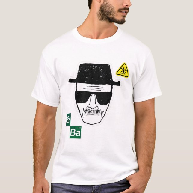 Hazard Chemist Icon – Br Ba Elements Design T-Shirt (Vorderseite)
