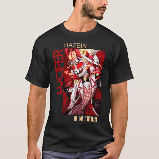 Hazbin Hotel Lucifer T-Shirt (Vorderseite)