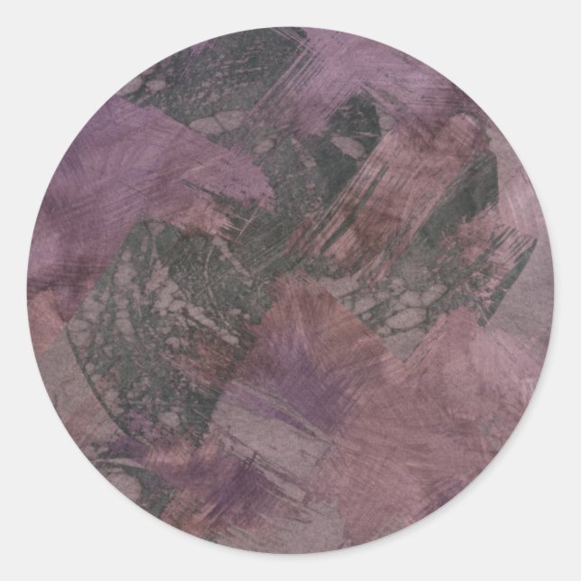 Haze II Runder Aufkleber (Vorderseite)