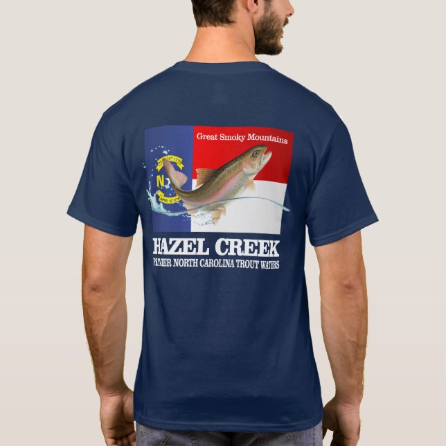 Hazel Creek (Premier Trout Waters) T-Shirt (Rückseite)