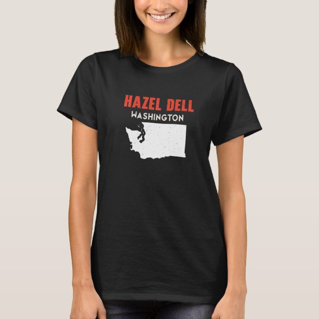 Hazel Dell Washington USA Staat America Travel War T-Shirt (Vorderseite)
