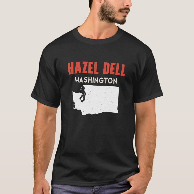 Hazel Dell Washington USA Staat America Travel War T-Shirt (Vorderseite)