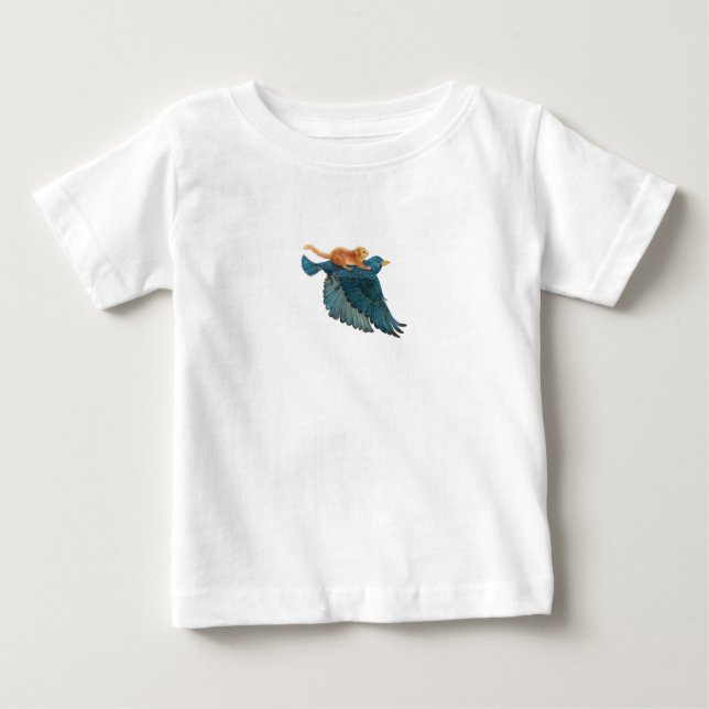Hazel Dormaus & Starling fliegen Baby T-shirt (Vorderseite)