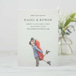 Hazel Foto Moderne Hochzeit Save The Date