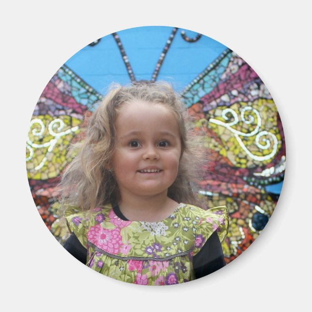 Hazel S Butterfly Magnet (Vorne)