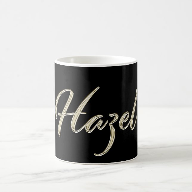 Hazel white gold Handwriting Tasse Kaffeetasse (Mittel)