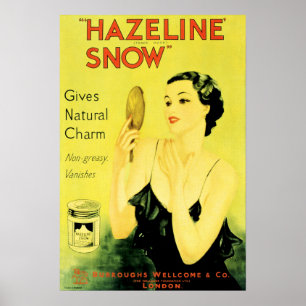 HAZELINE SNOW Kosmetik Face Creme Natural Charm Poster