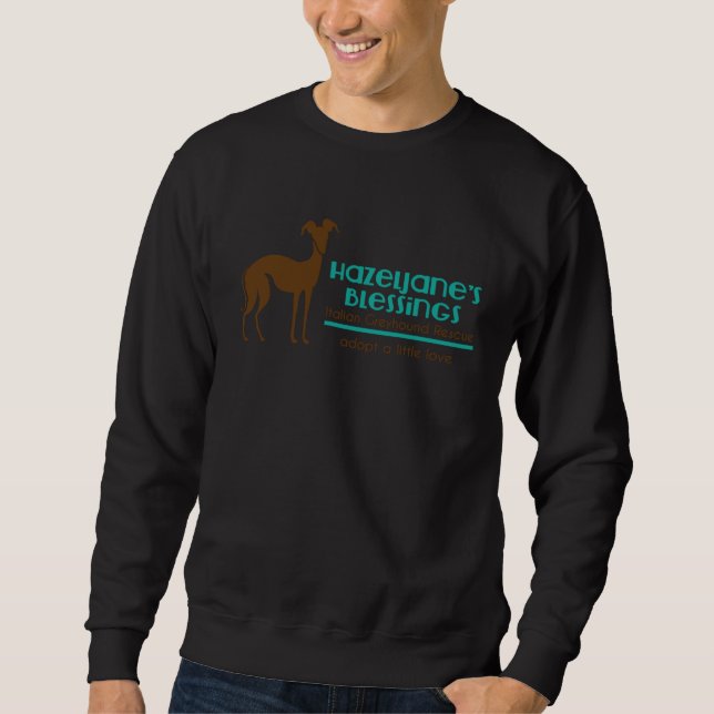 Hazeljane s Blessings Italian Greyhound Rescue App Sweatshirt (Vorderseite)