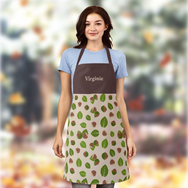 Hazelnusmuster Schürze (Hazelnuts Pattern Apron)