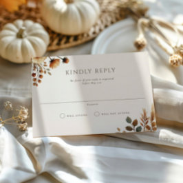 Hazelwood Landscape Wedding RSVP Card Einladung