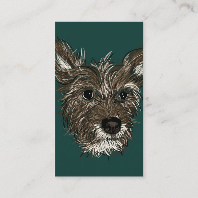 haziepups visitenkarte (Vorderseite)