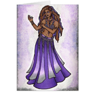 Hazine Belly Dancer Card