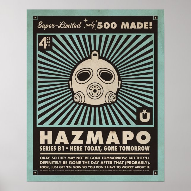 HazmaPoster_Series B1 #4 Poster (Vorne)