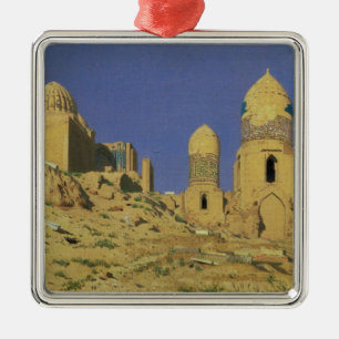 Hazreti Shakh-i-Zindeh Mausoleum Silbernes Ornament
