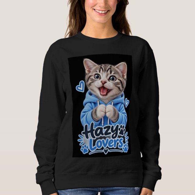 Hazy Lovers Basic Sweatshirt (Vorderseite)