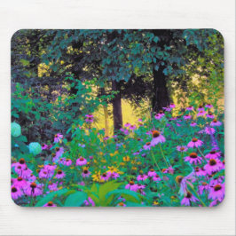 Hazy Morning Sonnenaufgang in meinem Rubio-Garten Mousepad