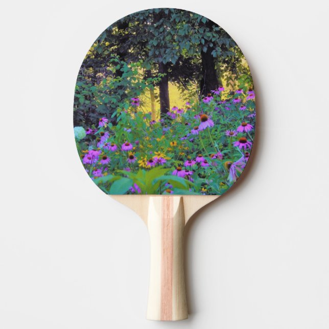 Hazy Morning Sonnenaufgang in meinem Rubio-Garten Tischtennis Schläger (Vorderseite)