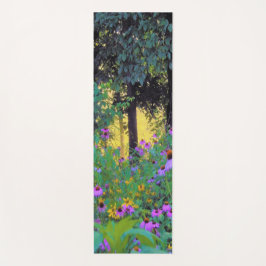 Hazy Morning Sonnenaufgang in meinem Rubio-Garten Yogamatte