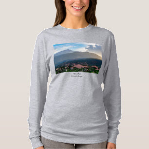 Hazy Pikes Peak Sunset Women's Long Sleeve T - Shi T-Shirt