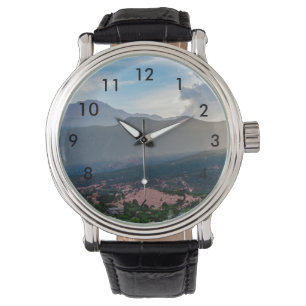Hazy Pikes Peak Sunset Wrist Watch Armbanduhr