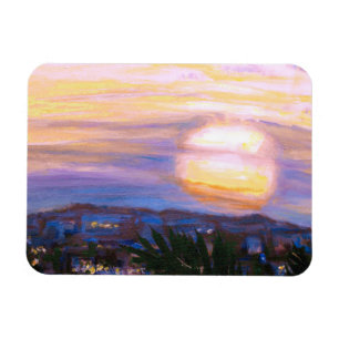 Hazy Sunset Magnet