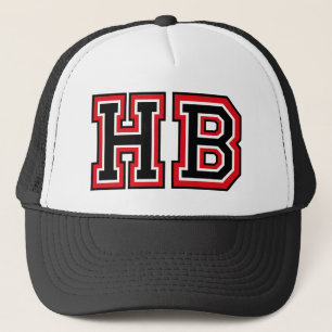 'HB'-Monogramm Truckerkappe