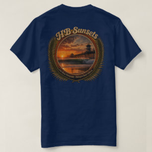 HB Sonnenuntergang Surf T-Shirt (Männer)