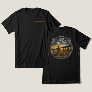 HB Sunsets T-Shirt (Männer) Tri-Blend Shirt