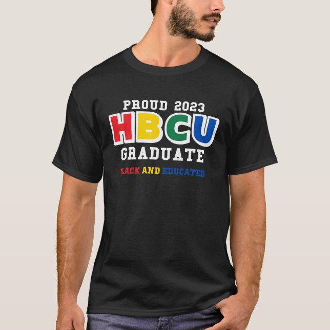 HBCU 2023 Grad Afro History Historical Black Colle T-Shirt (Vorderseite)
