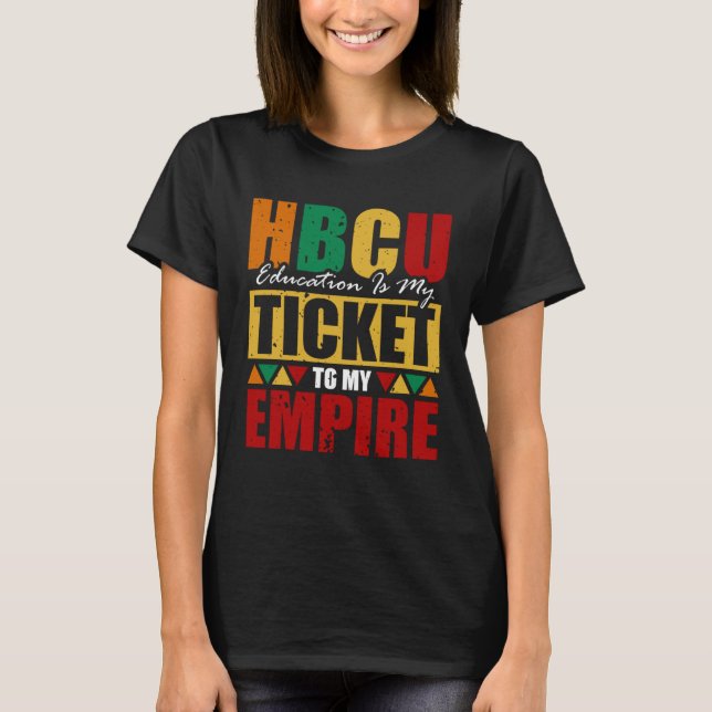 HBCU Apparel Historical Black College HBCU 4 T-Shirt (Vorderseite)