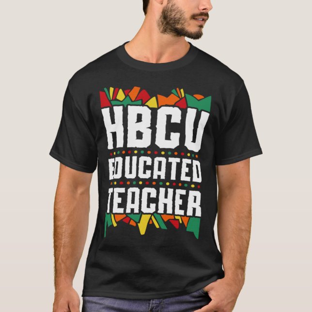 HBCU Apparel Historical Black College HBCU Educate T-Shirt (Vorderseite)