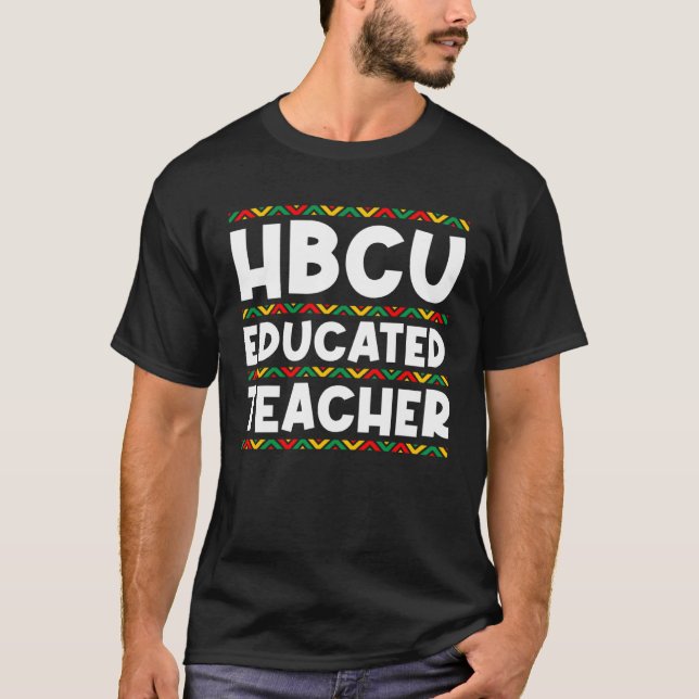 HBCU Apparel Historical Black College HBCU Educate T-Shirt (Vorderseite)