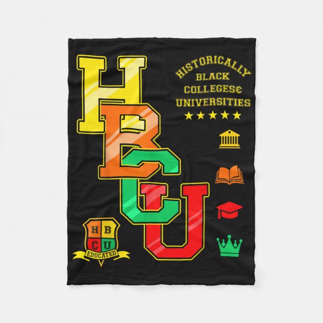 Hbcu Apparel Historisch Black Unis University Fleecedecke (Vorderseite)