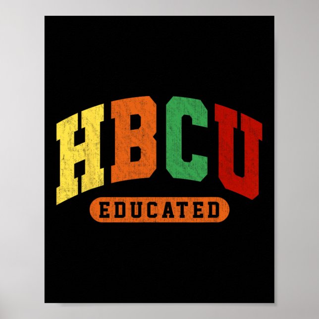 Hbcu Black History Educational Student Juneteenth  Poster (Vorne)