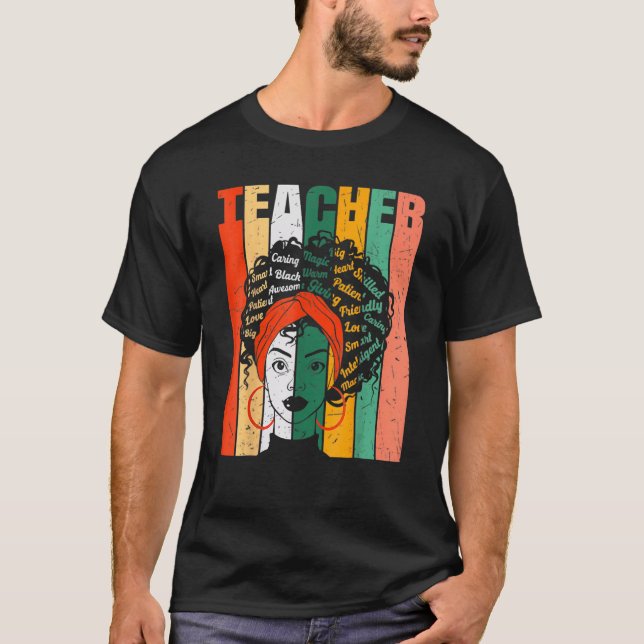 HBCU Black History Month African American Awesome  T-Shirt (Vorderseite)