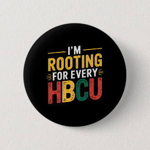 HBCU Black History Month ich unterstütze jedes HBC Button