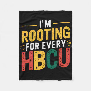 HBCU Black History Month ich unterstütze jedes HBC Fleecedecke