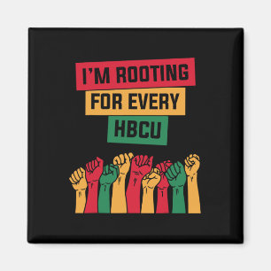 HBCU Black History Month ich unterstütze jedes HBC Magnet