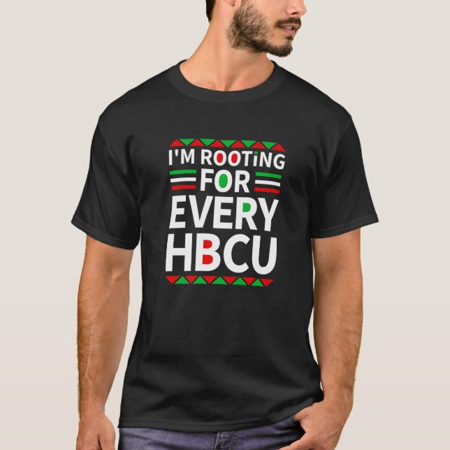 HBCU Black History Pride Historical Black College  T-Shirt (Vorderseite)