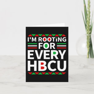 Hbcu Black History Pride Historische Schwarze Uni Karte