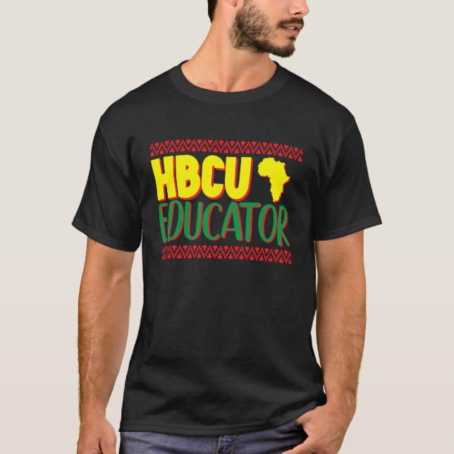 HBCU Educator HBCU Teacher Black History Month T-Shirt (Vorderseite)