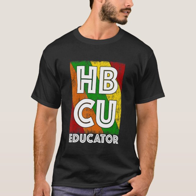 HBCU Educator Professor Afrocentric T-Shirt (Vorderseite)