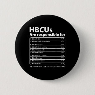 Hbcu Facts Melanin Uni erzieht Schwarzgeschichte Button
