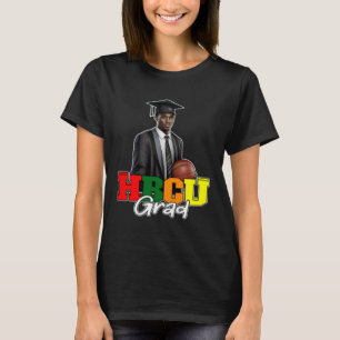HBCU Grad Black Uni Alumni Basketball Apparel T-Shirt