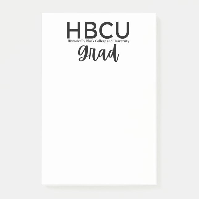 HBCU Grad Post Post-it Klebezettel (Vorderseite)