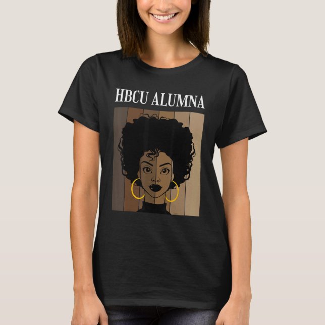 HBCU Graduate Alumna Historical Black Colleges Uni T-Shirt (Vorderseite)