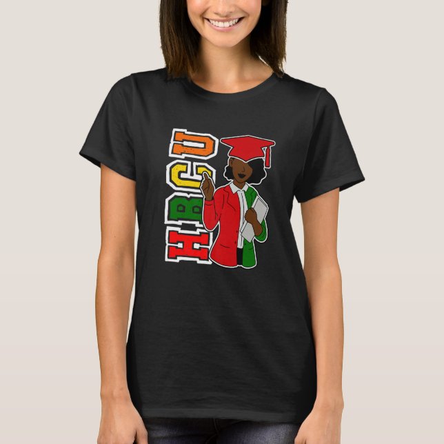 HBCU Graduation Apparel Historical Black college G T-Shirt (Vorderseite)