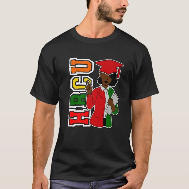 HBCU Graduation Apparel Historical Black college G T-Shirt (Vorderseite)