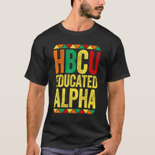 Hbcu hat Alpha historisch-schwarz ausgebildet T-Shirt