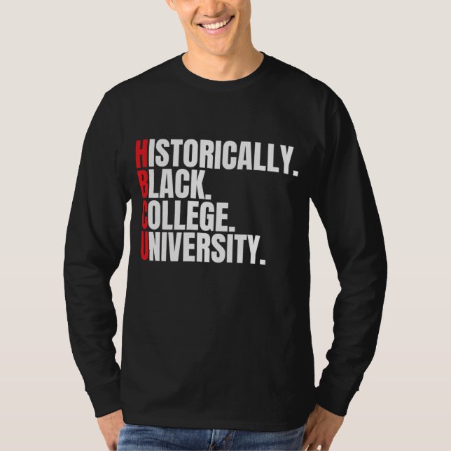 HBCU Historisch Black Uni and University Men T-Shirt (Vorderseite)